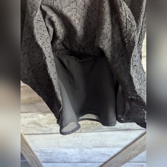 Anthropologie Black Lace Blouse - Picture 6 of 8